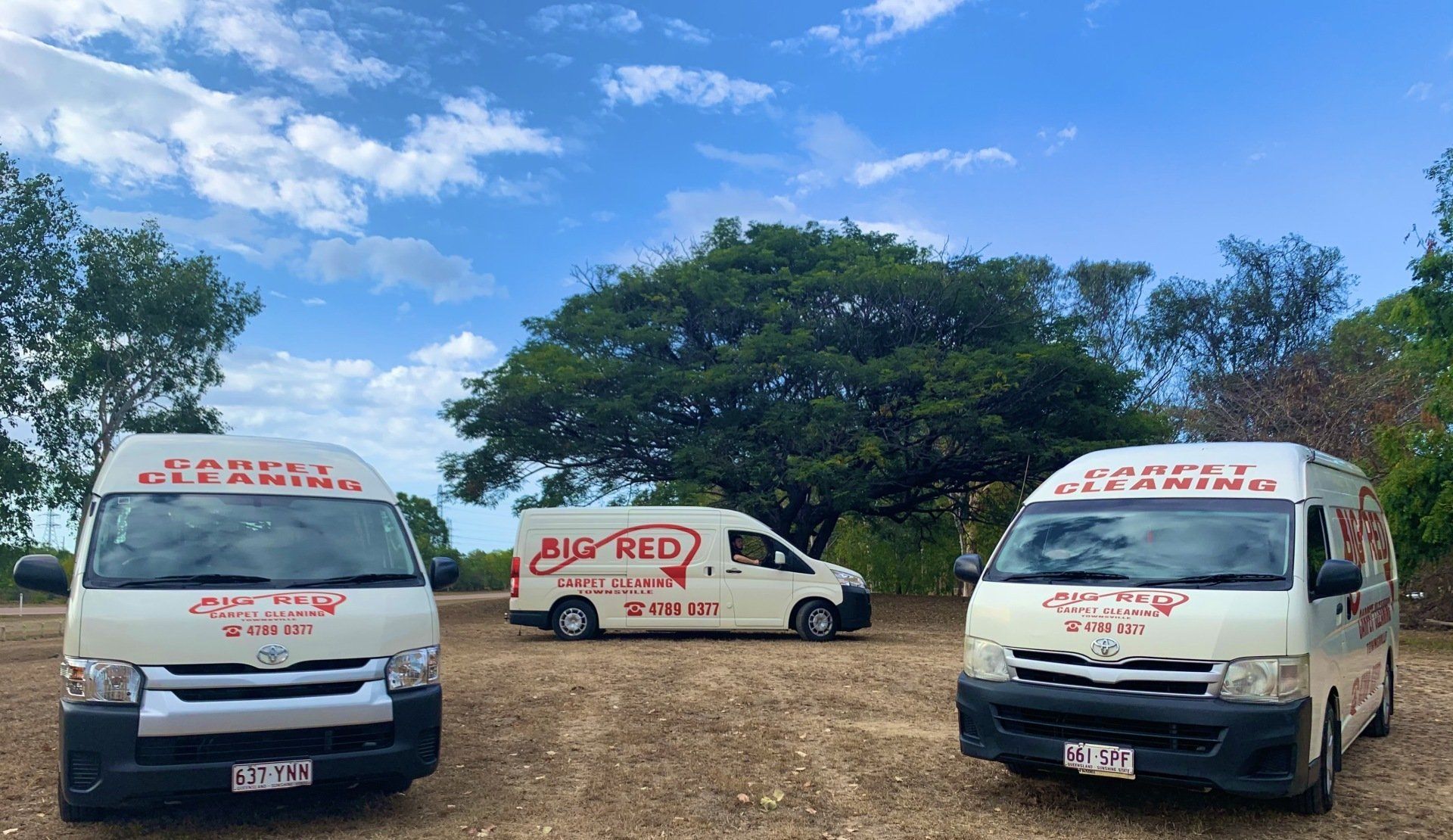 Three Vehicles — Carpet Cleaning In Townsville QLD