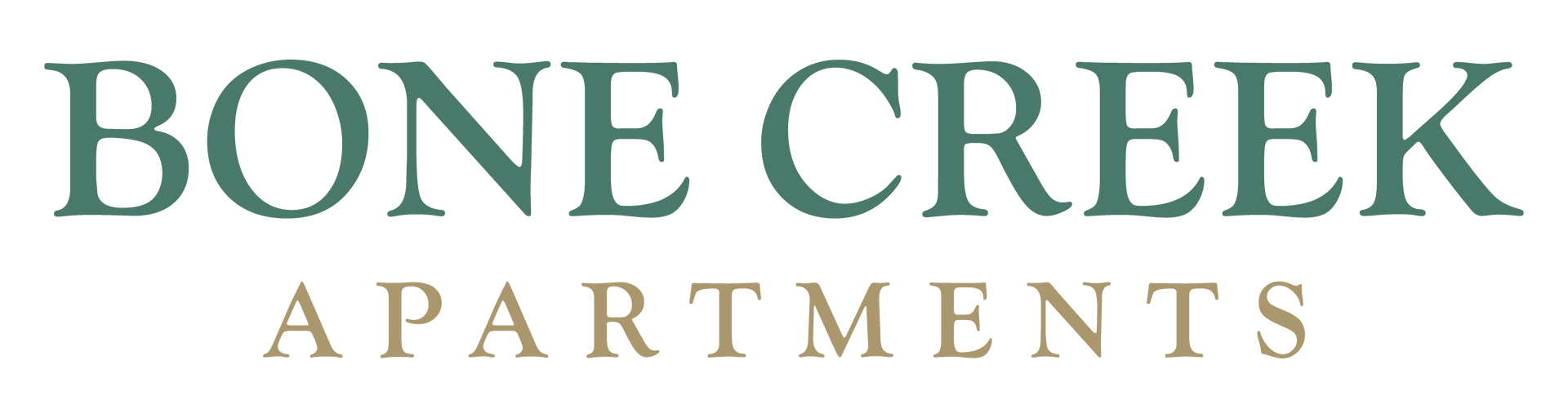 Bone Creek Luxury Apartments Logo - Header - Click to go home