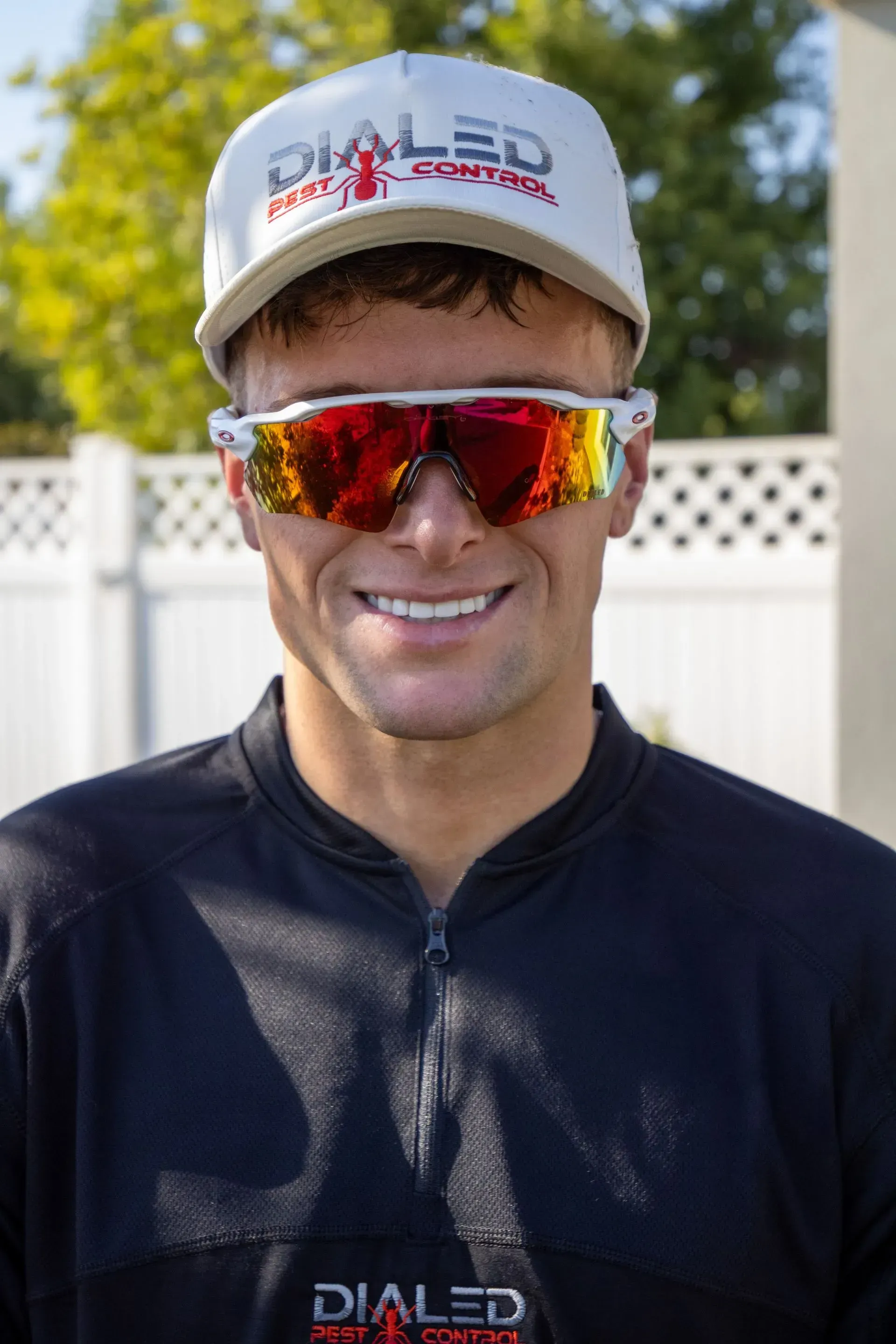 Jozef the Owner/Operator wearing sunglasses and a hat is smiling for the camera in Bakersfield, CA