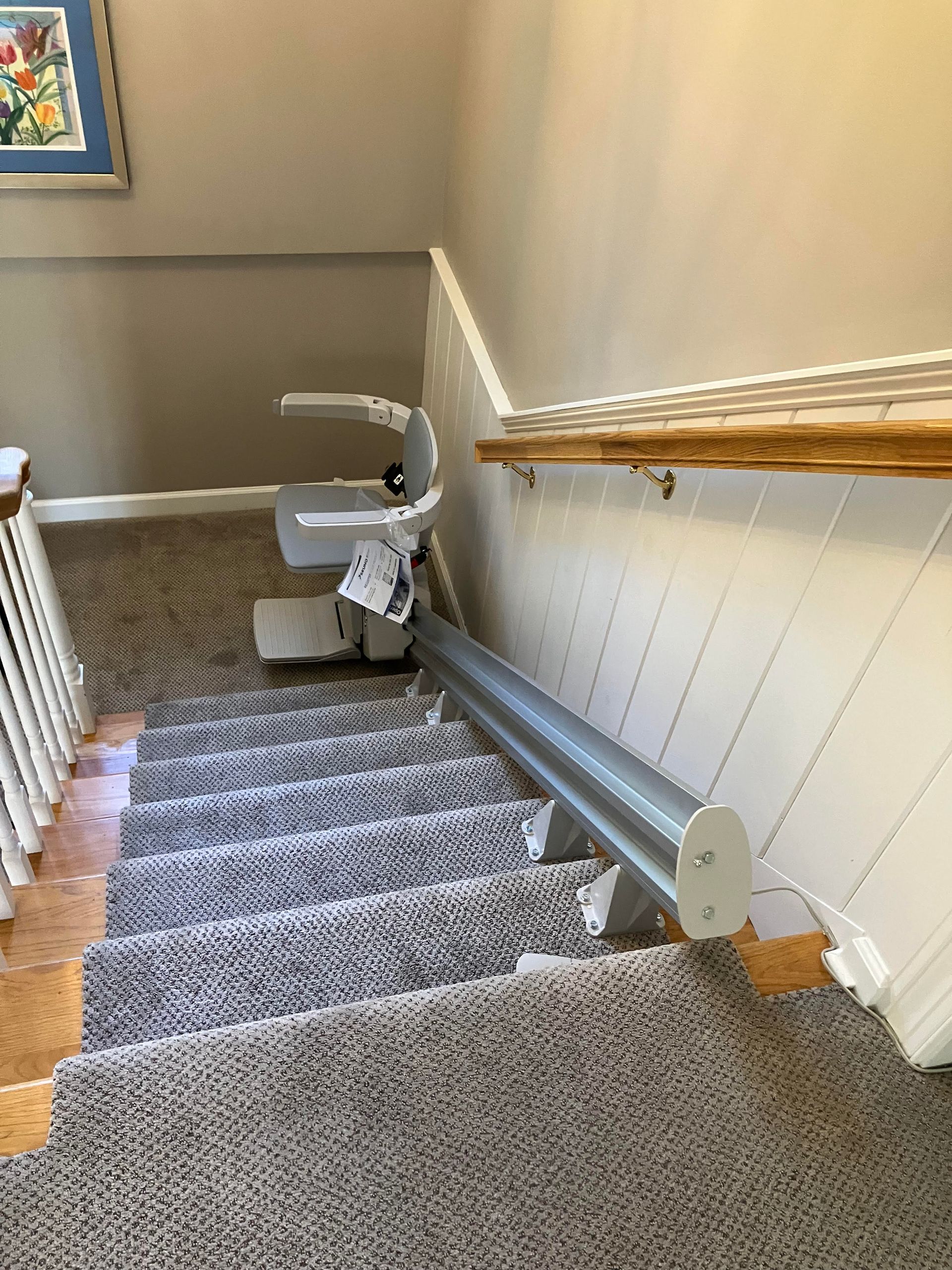 Finished Stairlift Installation | Mobility Solutions