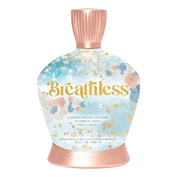 Bottle of self-tanning lotion,