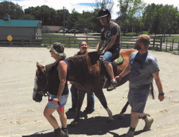 horse riding people