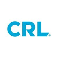 Blue CRL logo on a white background
