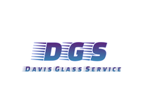 DGS logo in blue and purple with “Davis Glass Service” beneath it
