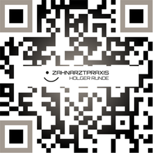 Ein QR-Code für die Zahnarztpraxis Holger Runde
