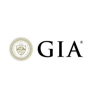 O logotipo da gia é um logotipo preto e dourado com um escudo.