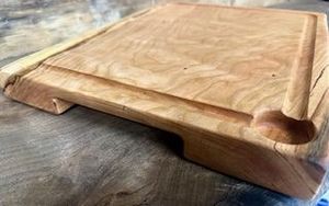 Cherry cutting board. Wooden cutting board.