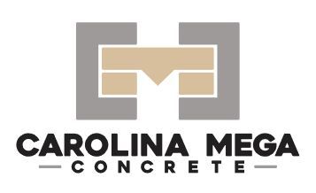 The logo for Carolina Mega Concrete LLC in Rock Hill, SC