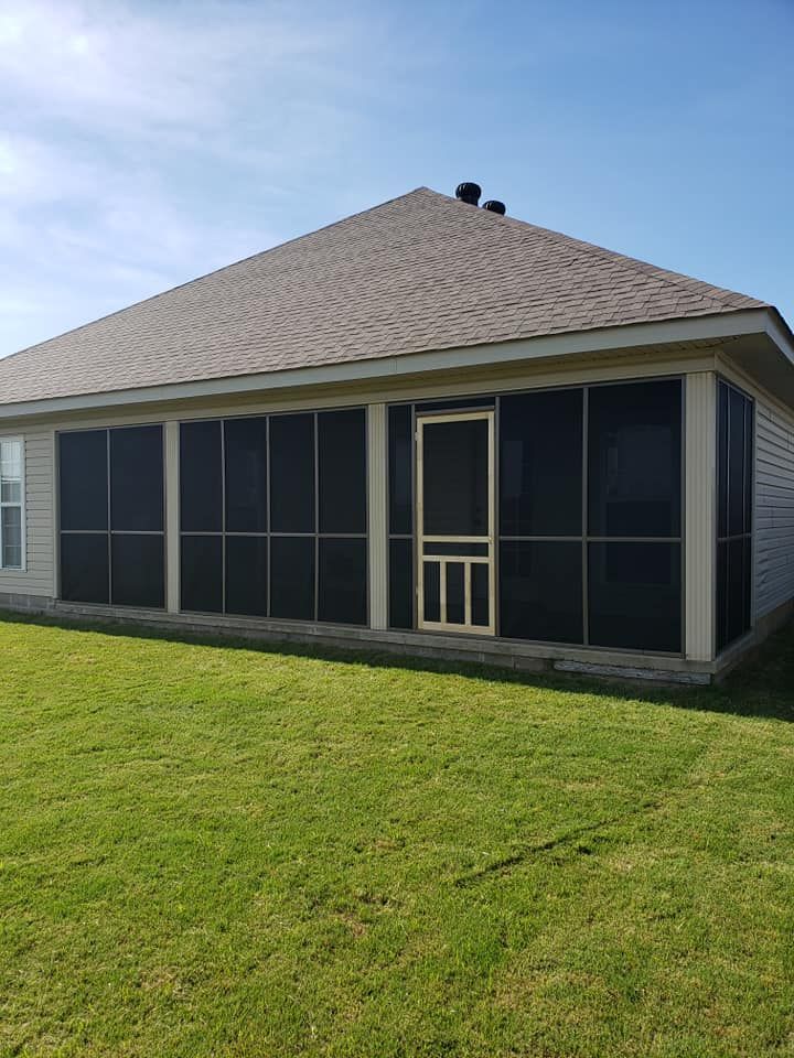 New Screen Porch Enclosures Install in Brookland, AR