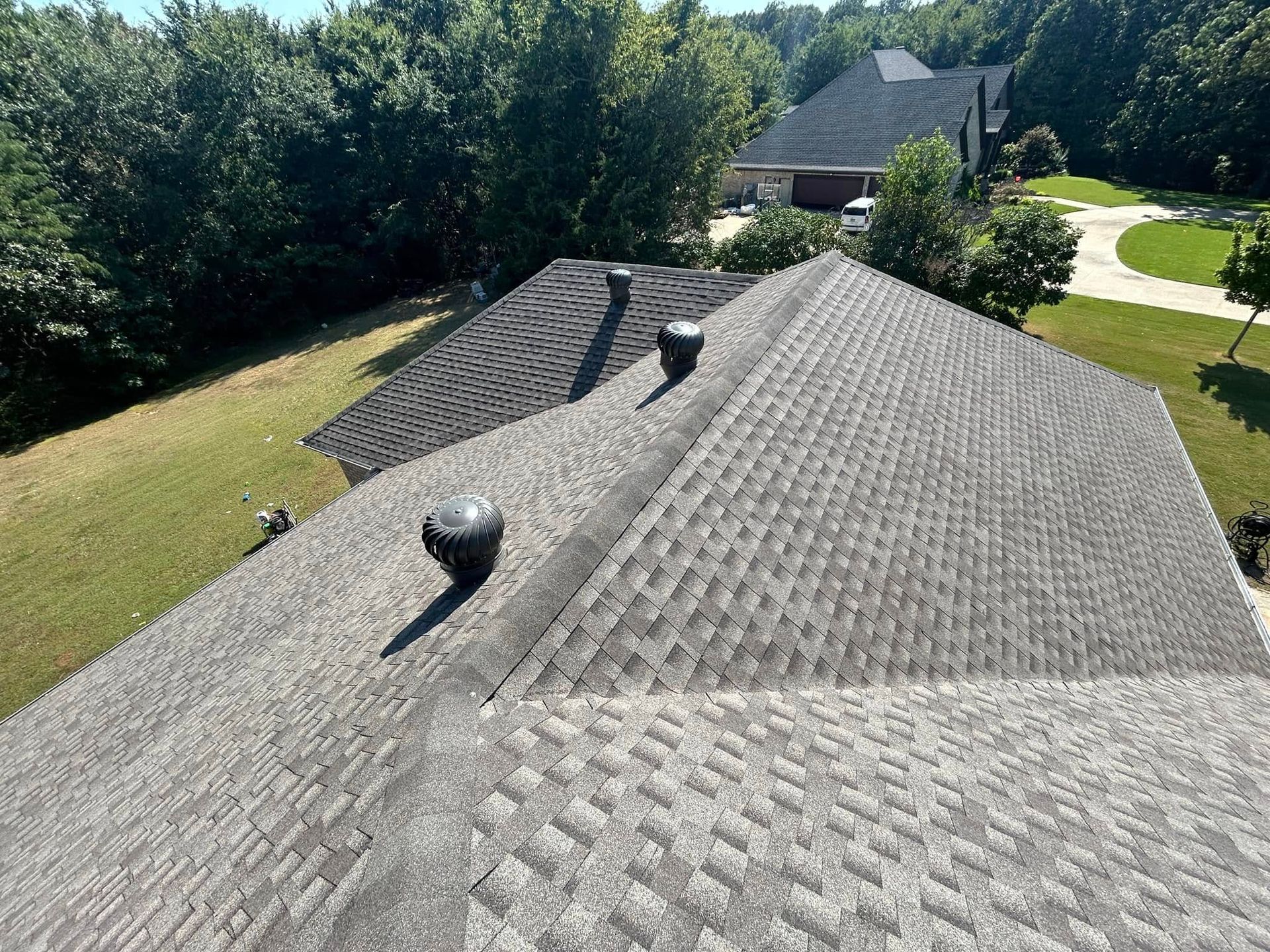 Asphalt shingle roof repair service in Brookland, AR