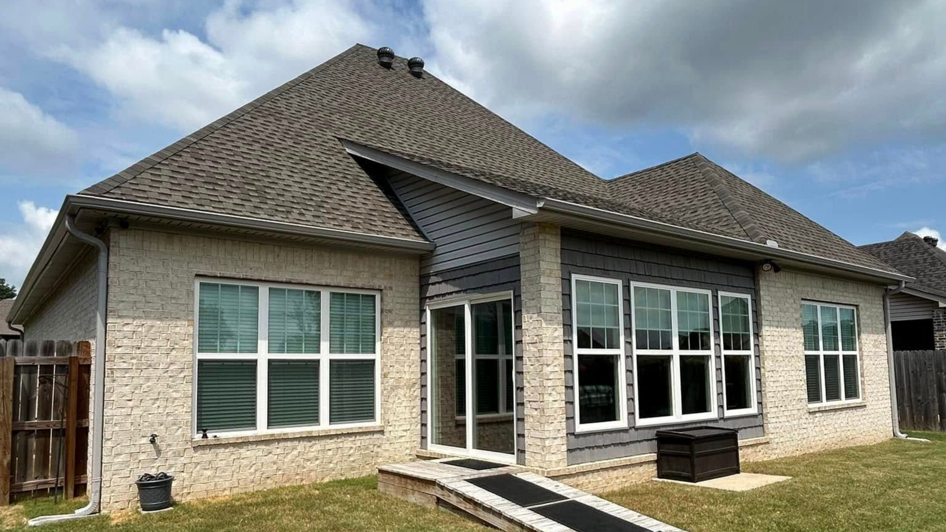 Asphalt shingle roof new construction in Brookland, AR