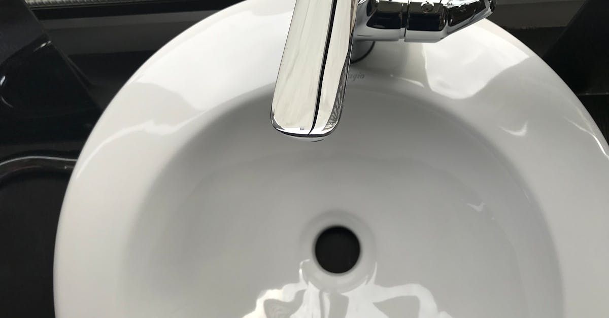 A close up of a bathroom sink with a faucet