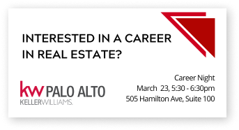 A sign that says interested in a career in real estate