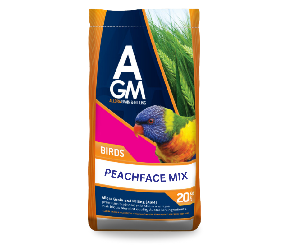A Bag Of A Gm Peachface Mix For Birds — Edmonds Landscaping Supplies In Bohle Plains, QLD