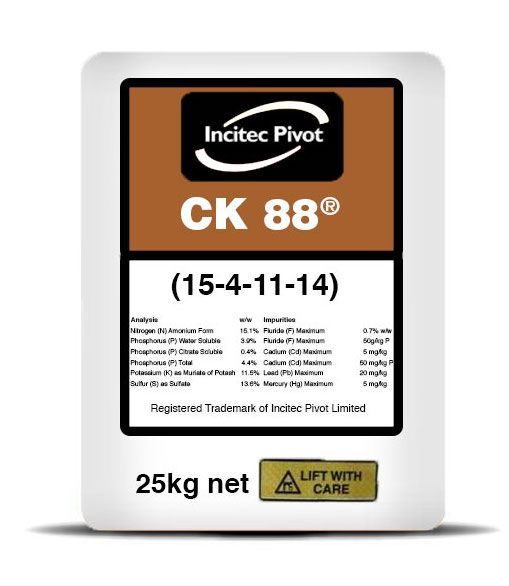 A Bag of Incitec Pivot Ck 88 Is 25kg Net — Edmonds Landscaping Supplies in Bohle Plains, QLD