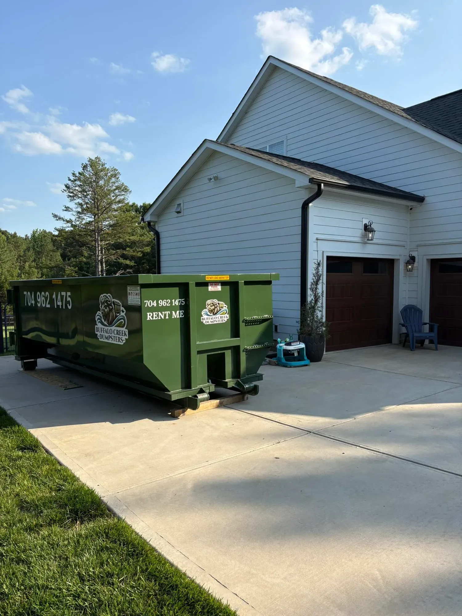 Residential dumpster rental in Albemarle, NC