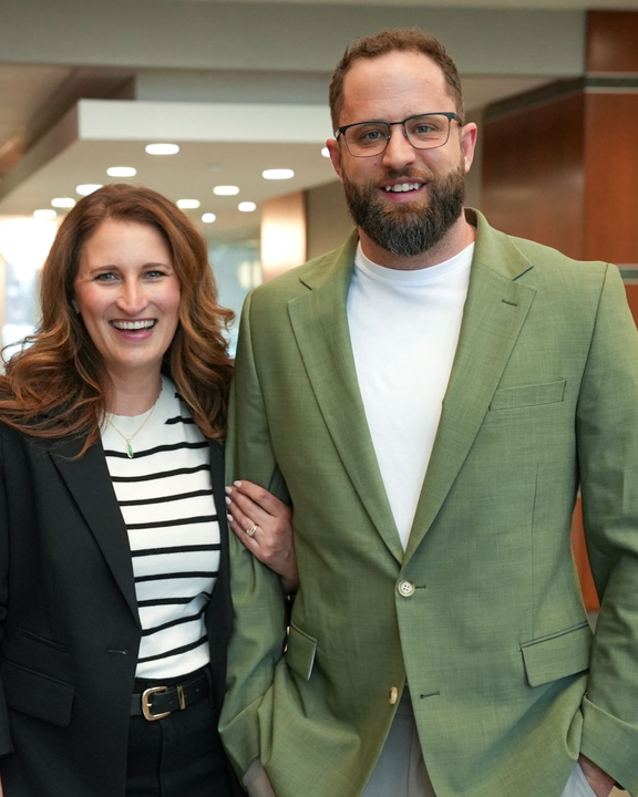 Richy and Hannah Hirtle, founders of Plan Wise Wealth Group in Fishers, Indiana