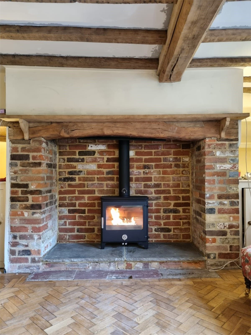 wood burning stove