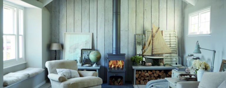 modern wood burner Brockenhurst