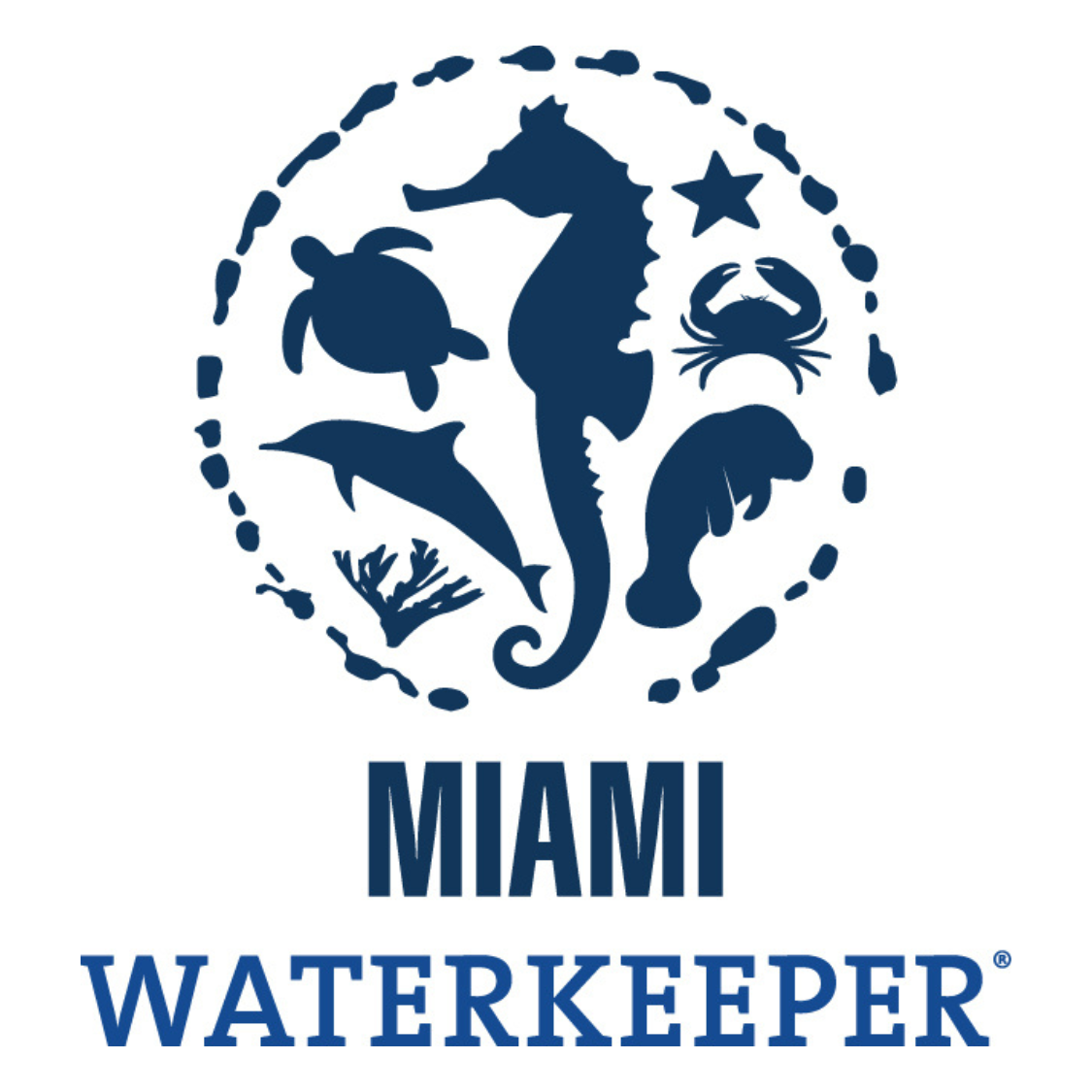 A blue and green logo for moraes of south florida