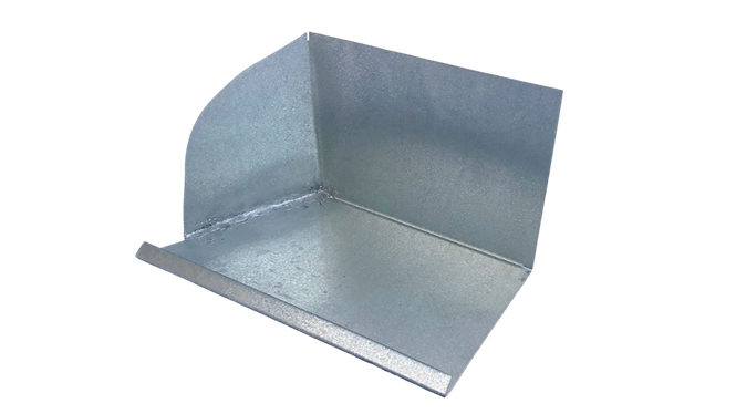 A pyramid shaped shelf with four shelves on a white background.