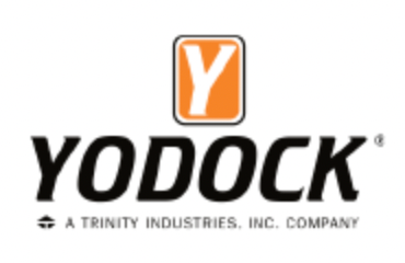 A logo for yodock a trinity industries inc. company