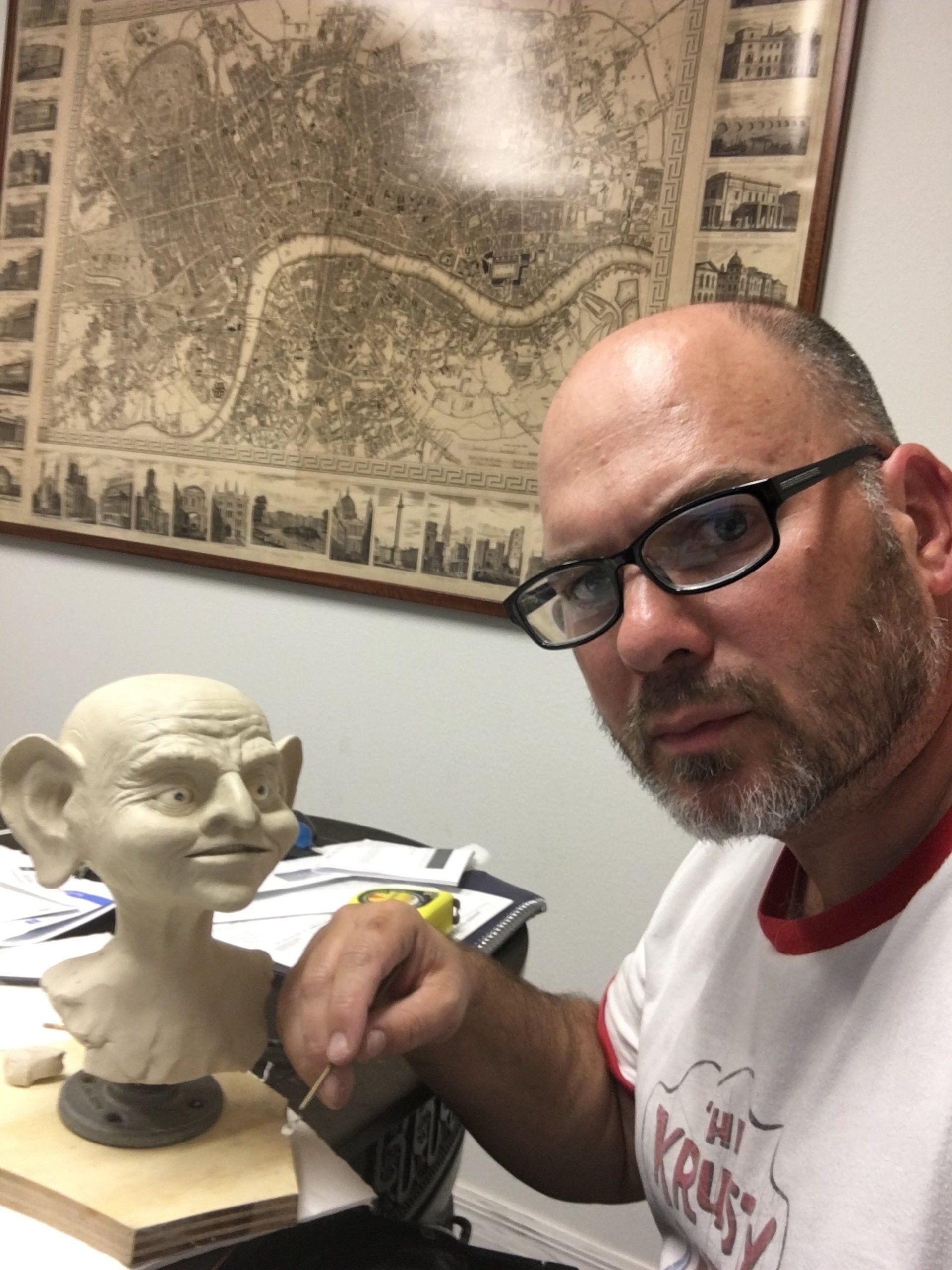 after a crime scene cleanup we sculpt