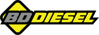 BD Diesel logo in black, yellow, and gray with a diamond icon and bold text