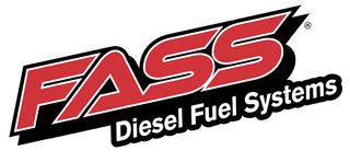 FASS Diesel Fuel Systems logo in red, black, and white