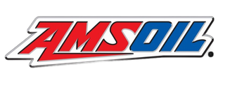 AMSOIL logo in red, blue, and black italic lettering on a white background