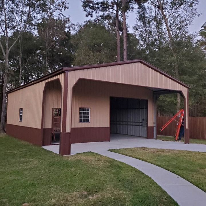 Storage Barn Made of Metal