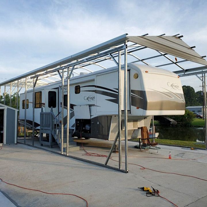 RV Cover Installtion