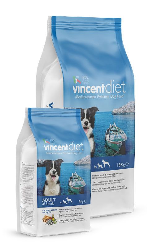 Due confezioni di cibo per cani