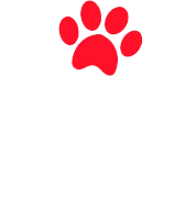 Animal food logo negativo