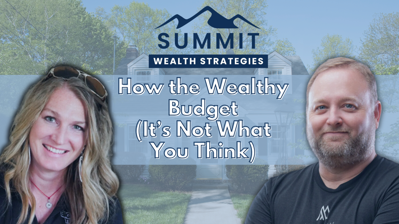 Two people in front of a house, video title: 