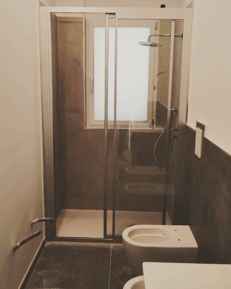 Doccia in vetro