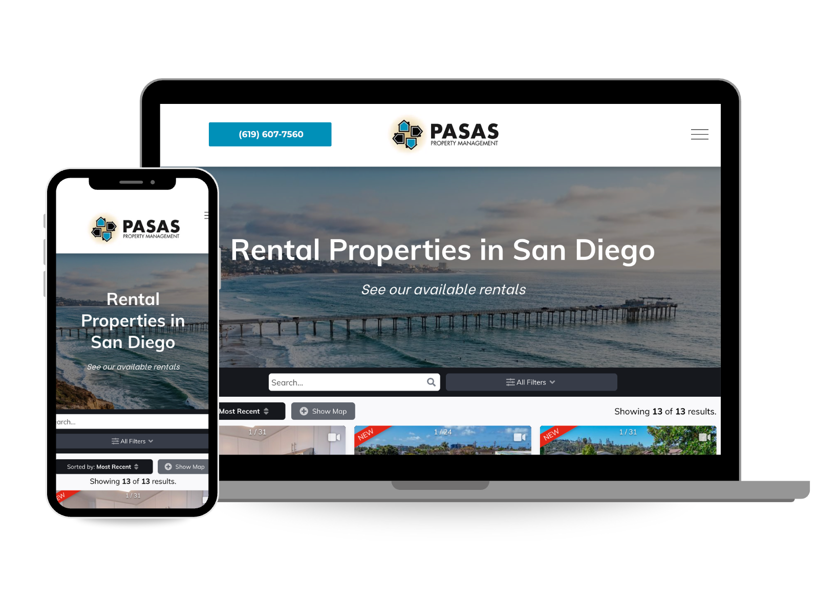 Marketing for properties in San Diego