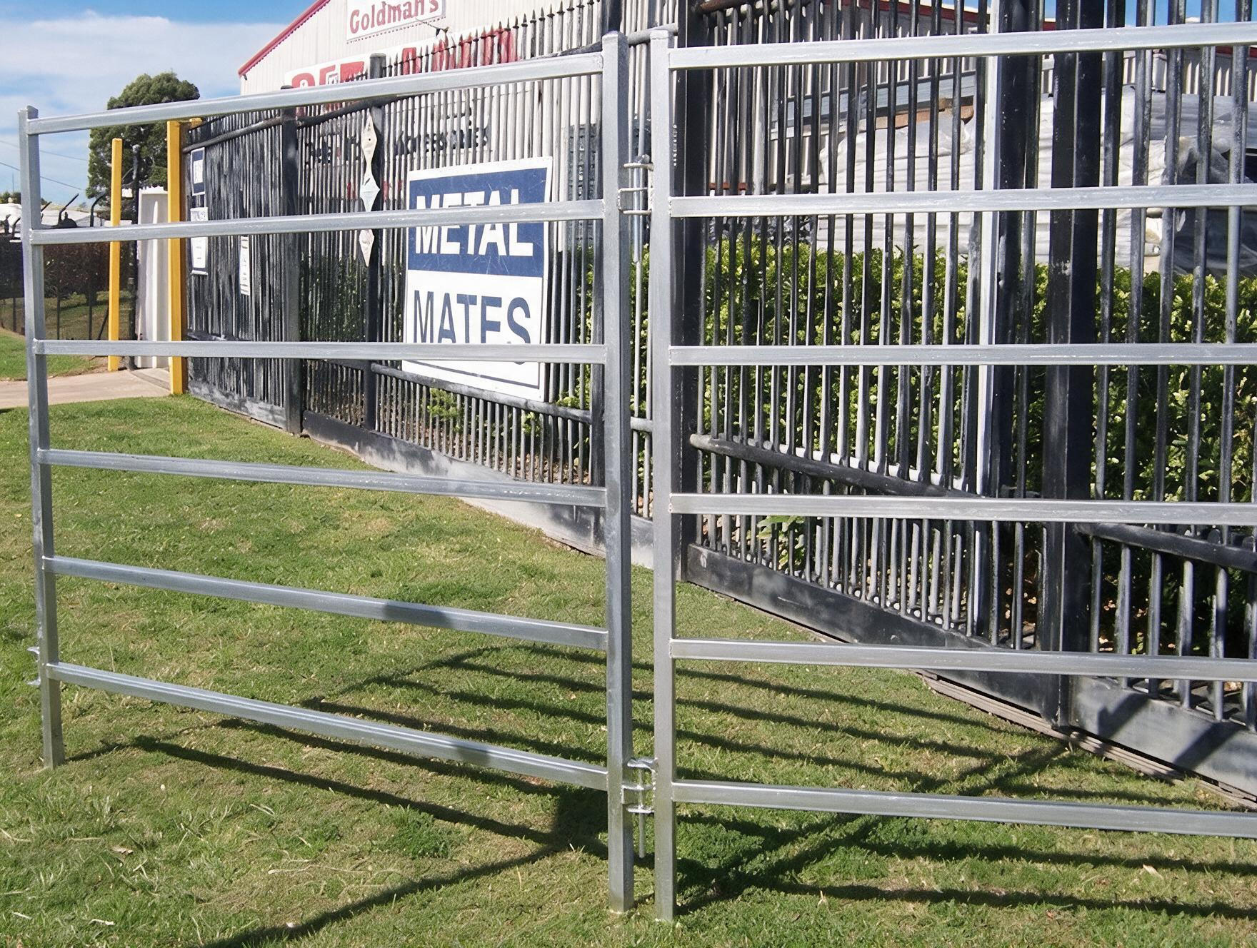 Stacked metal louvers or vents stored outdoors, with blue and silver horizontal slats.