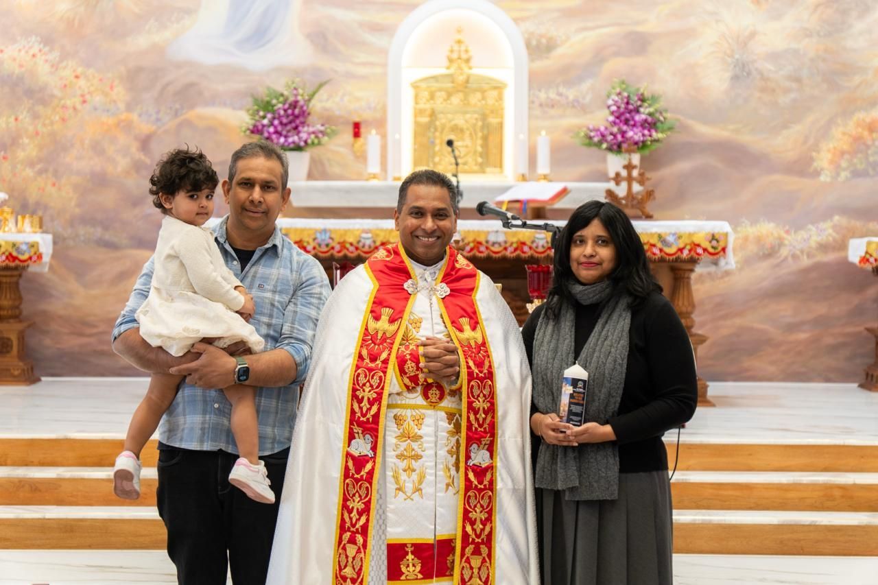 Jim and Reeva Cecil watched our consecration from Adelaide and wept when the madbaha curtain was dra