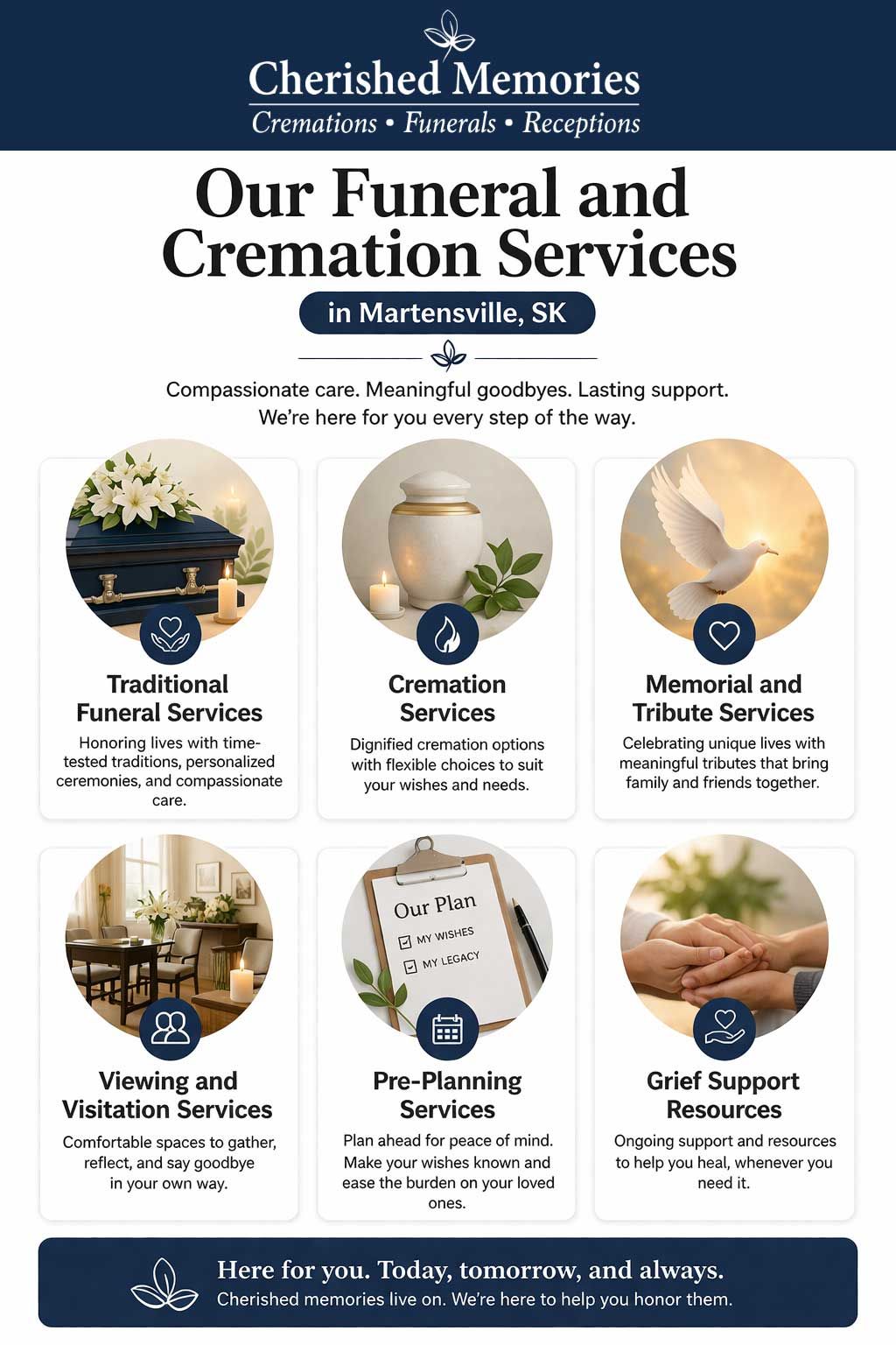 Our Funeral and Cremation Services in Martensville, SK