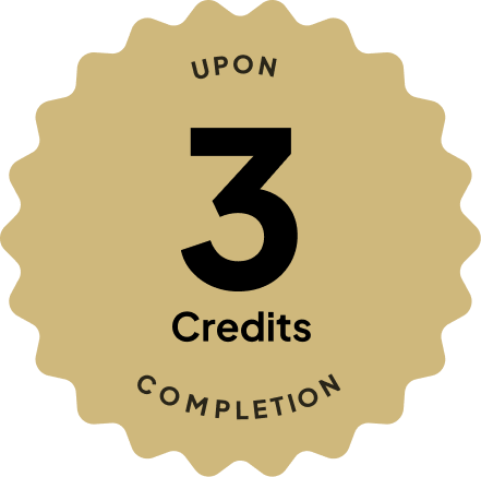 Badge: 4 Credits Upon Completion