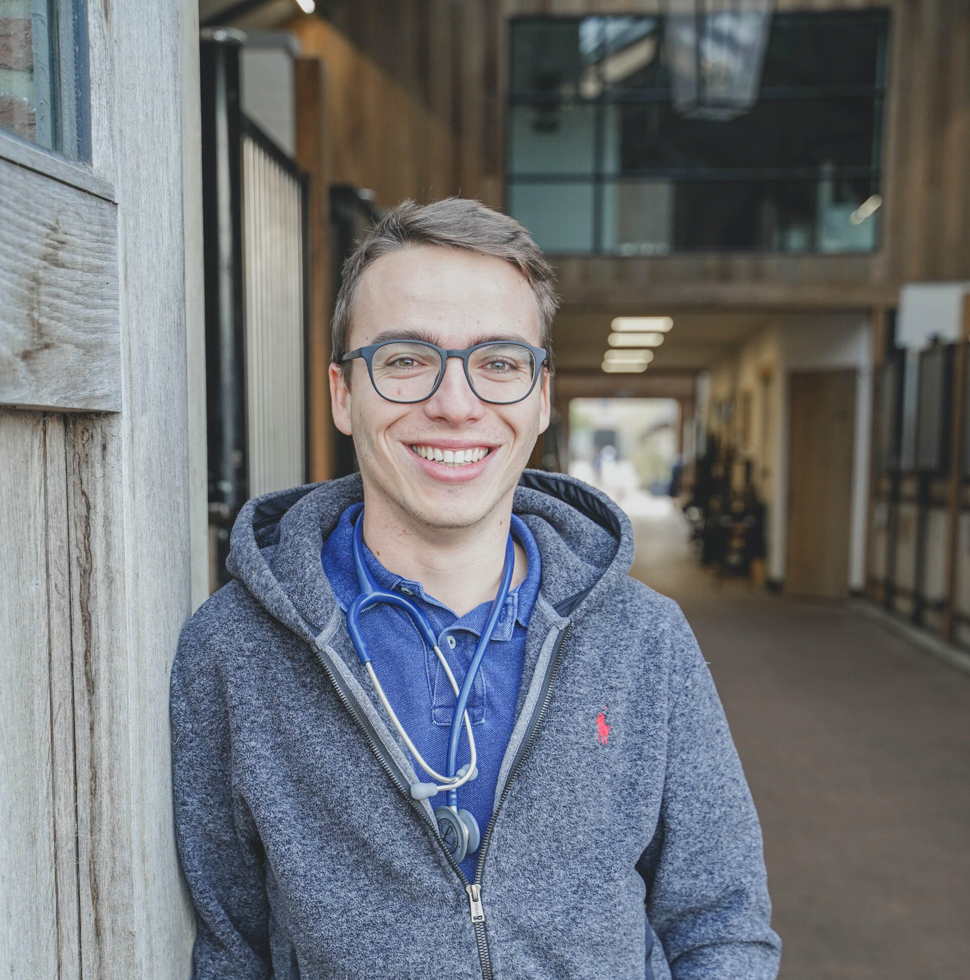Equine veterinarian Lucas Troch