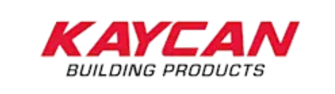 Red Kaycan logo with the text "BUILDING PRODUCTS" in black underneath.