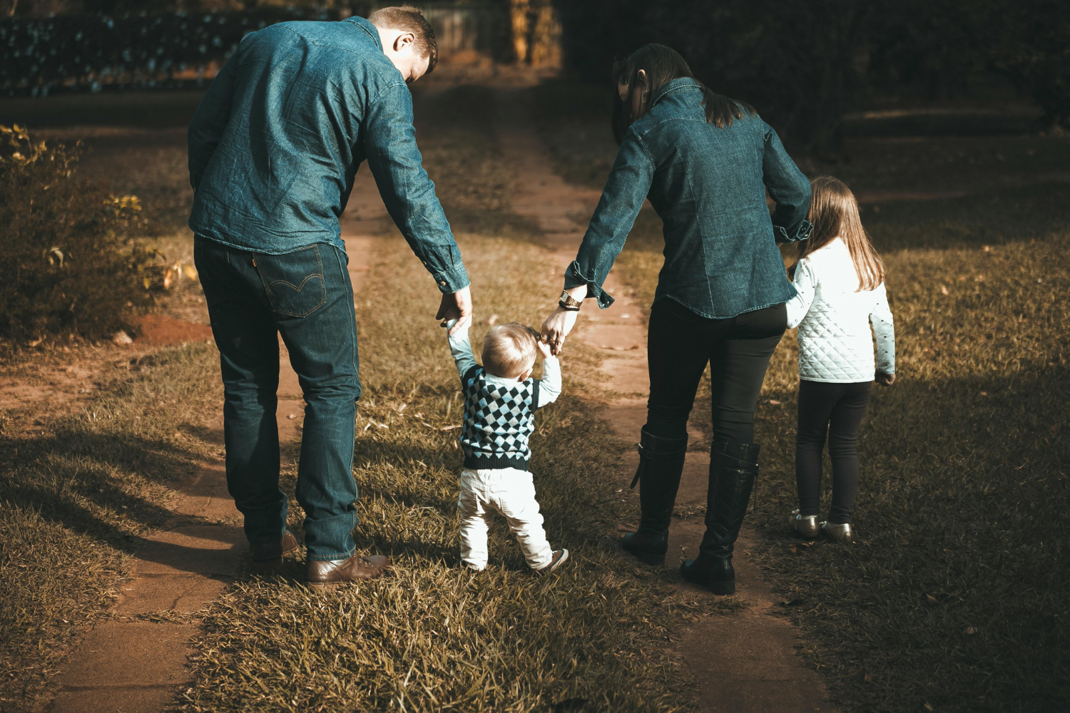 A Family Walking Together
