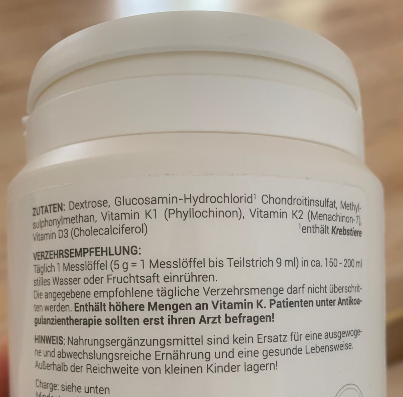 BoneKare Active label