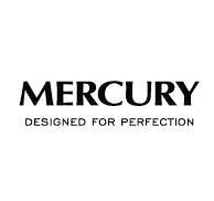 Mercury cooker logo black on white background