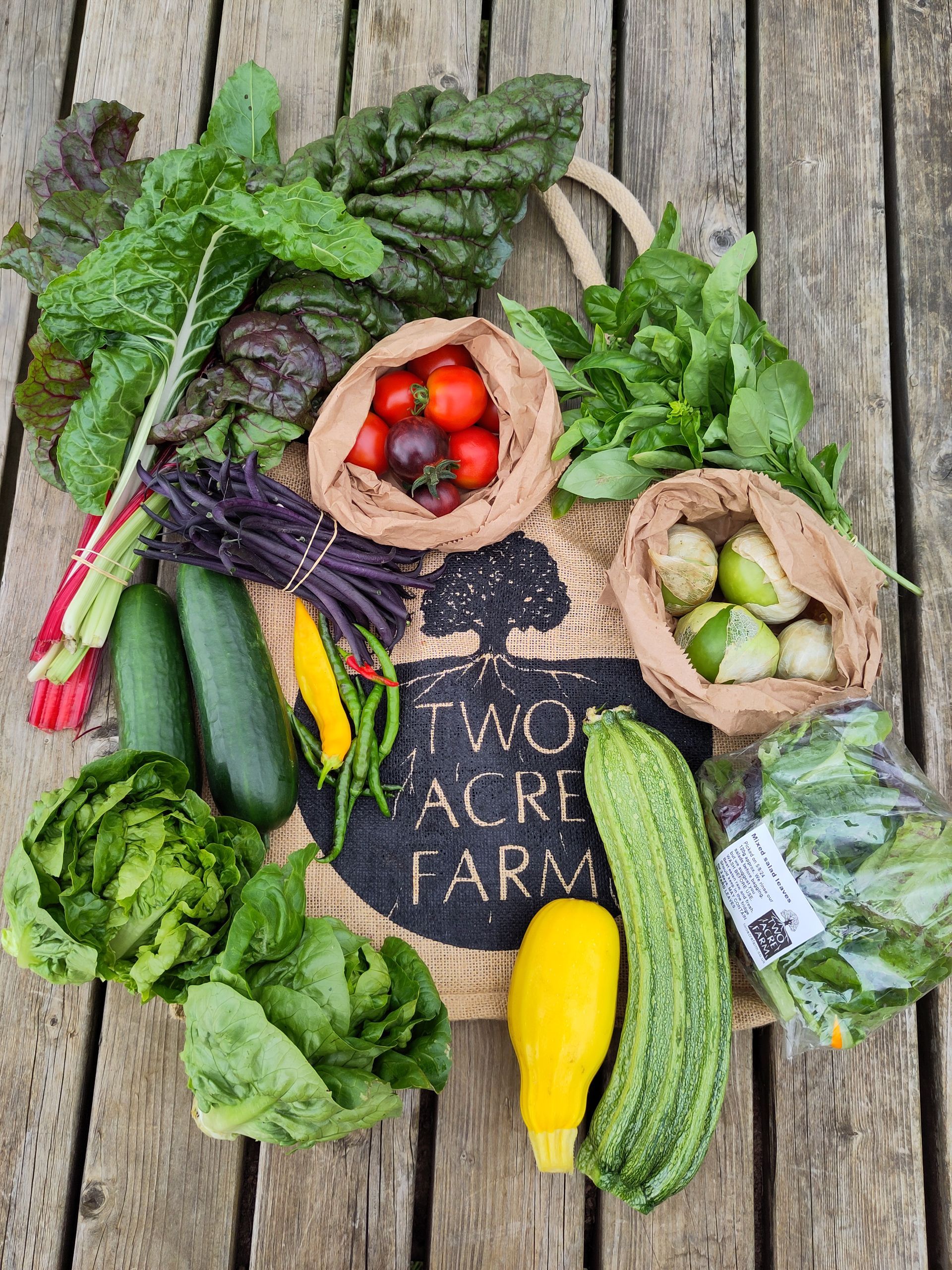 Mixed vegetables - example veg bag