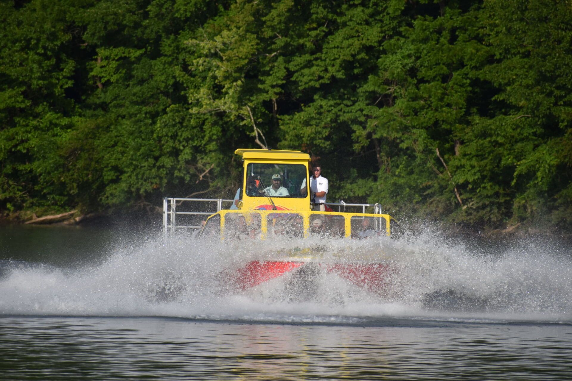 Branson Jet Boat out on the water