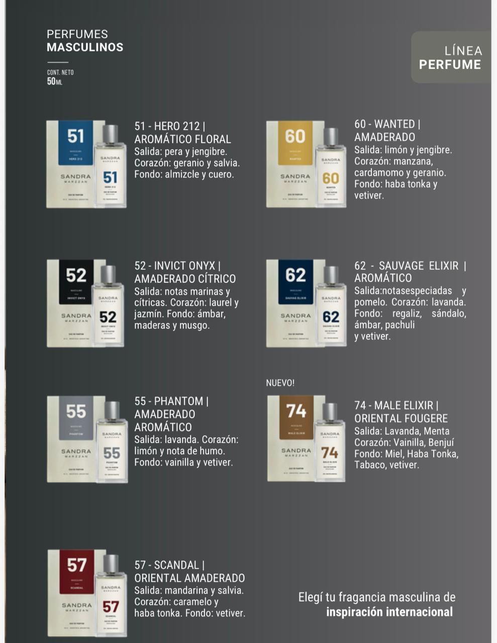 Infografía con seis muestras de color de cabello, recuadros numerados y etiquetas en español sobre un fondo gris oscuro