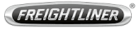 A freightliner logo is shown in black and white on a white background.